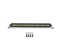 MKIUYVD Pièces Voiture RC pour Axial pour SCX10 90046 pour Traxxas pour TRX4 pour Slash pour Rustler Barre Lumineuse De Mise À Niveau Voiture RC 1/8 1/10 Feux Toit(135mm)