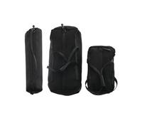 MKIUYVD Pièces Voiture RC pour Axial pour SCX10 pour Traxxas pour TRX4 D90 1/8 1/10 RC Voiture sur Chenilles 3 Pièces Sac De Rangement Simulation Toit Bagages(Black)