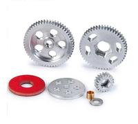 MKIUYVD Pièces Voiture RC pour Axial pour SCX24 90081 pour AXI00002 1/24 RC Crawler Car Upgrade Parts Boîte De Vitesses en Métal Transmission Ensemble D'engrenages 19T 51T 55T