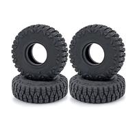 MKIUYVD Pièces Voiture RC pour Axial pour SCX24 pour Bronco 1/24 Pièces De Voiture sur Chenilles RC 4 62 Mm 1,0 Pouce Pneus Roue en Caoutchouc Boue Souple pour Terrain