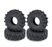 MKIUYVD Pièces Voiture RC pour Axial pour SCX24 pour Gladiator pour Bronco 1/24 RC Crawler Car Parts 4PCS 62mm 1.0 inch Wheel Pneus pour en Caoutchouc Tout-Terrain