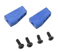 MKIUYVD Pièces Voiture RC pour LOSI pour Mini-B pour Mini-T 1/16 RC Accessoires De Voiture en Alliage D'aluminium Support Servo Direction Précision Montage(Blue)