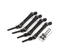 MKIUYVD Pièces Voiture RC pour Traxxas pour Slash 4X4 pour Rustler pour VXL pour Stampede 1/10 Pièces pour Voitures Télécommandées, Arbre De Transmission À Cardan CVD Robuste(Black,Rear Front)