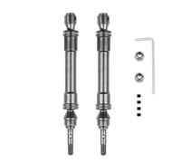 MKIUYVD Pièces Voiture RC pour Traxxas pour Slash 4X4 pour Rustler pour VXL pour Stampede 1/10 Pièces pour Voitures Télécommandées, Arbre De Transmission À Cardan CVD Robuste(Silver,Front)