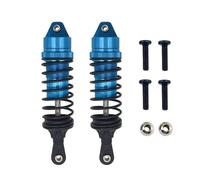 MKIUYVD Pièces Voiture RC pour Traxxas pour Slash pour Rustler pour VXL pour Stampede 1/10 Pièces D'assemblage Voiture Télécommandée 4x4 4WD 2WD Amortisseur Avant Arrière en Aluminium(Blue,Front)