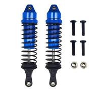 MKIUYVD Pièces Voiture RC pour Traxxas pour Slash pour Rustler pour VXL pour Stampede 1/10 Pièces D'assemblage Voiture Télécommandée 4x4 4WD 2WD Amortisseur Avant Arrière en Aluminium(Deep Blue,Rear)