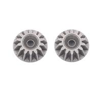 MKIUYVD Pièces Voiture RC pour WLtoys 104009 104016 104019 12402-A 12409 Pièces Détachées pour Voitures Radiocommandées 2 Pignons Coniques D'entraînement en Métal 104019-2228