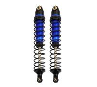 MKIUYVD RC amortisseurs pour Arrma pour SENTON pour Granite pour Typhon pour Rock 1/10 RC Pièces De Mise À Niveau Voiture Amortisseur Avant Et Arrière en Métal(Blue,Rear)