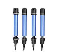 MKIUYVD RC CVD pour ARRMA 3s pour Mega pour Vorteks pour Senton pour Granite 1/10 RC Pièces De Mise À Niveau Voiture 2/4 Jeu D'arbres D'entraînement Avant/arrière(Blue,4pcs)