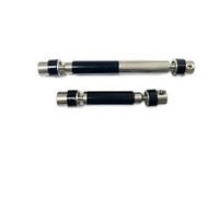 MKIUYVD RC CVD pour HOBBYPLUS CR-18P pour TRX4 pour Redcat pour Gen8 4WD pour Rock pour Van 1/18 RC De Voiture sur Chenilles Ensemble d'arbre D'entraînement Central en Métal(Black)