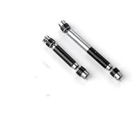 MKIUYVD RC CVD pour HOBBYPLUS pour CR-18P Rock Van 1/18 Chenille pour Redcat Gen8 4WD RC Voiture 2X Ensemble D'arbres D'entraînement Centraux en Métal Pièces De Mise À Niveau(Black)