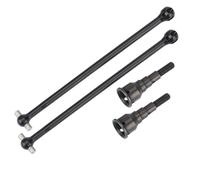 MKIUYVD RC CVD pour Losi pour Lasernut U4 1/10 Rock Racer Buggy RC, Pièces De Mise À Niveau Voiture, 2, Arbre D'entraînement Avant Et Arrière en Métal