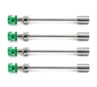 MKIUYVD RC CVD pour TRAXXAS pour E-revo 2.0 86086-4 1/10 Pièces De Voiture RC 4 Arbre D'entraînement en Acier CVD avec Roue Cannelée Hexagonale(Green)