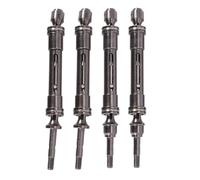 MKIUYVD RC CVD pour Traxxas pour Slash pour Rustle pour Stampede pour VXL 4X4 1/10 RC Pièces De Mise À Niveau 4 Arbre D'entraînement Avant Et Arrière en Métal