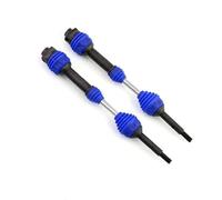 MKIUYVD RC CVD pour Traxxas pour Slash pour VXL 4X4 2WD pour Rustler pour Hoss pour Stampede 1/10 RC Accessoires De Voiture 2 Pièces Arbre D'entraînement Arrière CVD(Blue)