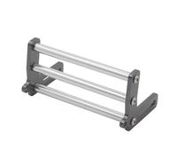 MKIUYVD RC Pare-Chocs pour Axial pour SCX10 pour Traxxas pour TRX4 Pièces De Rechange pour Mise À Niveau Véhicule Chenilles RC 1/10, Pare-Chocs Avant en Métal(Gray)