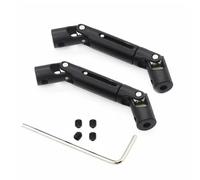 MKIUYVD RC Pièces avec Para WPL C14 C24 C34 Para MN Para MN98 Para MN99S RC Accesorios Para Mejoras De Coche: 2 Ejes Transmisión Metálicos(Black)