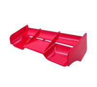 MKIUYVD RC Pièces avec pour 1/8 RC Camion De Voiture pour Les Accessoires Pièces Rechange Modification Mise À Niveau Course Spoiler Arrière(Red)