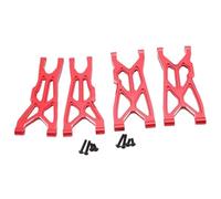 MKIUYVD RC Pièces avec pour ARRMA pour Rock pour Typhon 3S pour BLX 550 1/8 rc Car Upgrades Parts Ensemble De Bras Suspension Avant Et Arrière en Métal