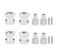 MKIUYVD RC Pièces avec pour AXIAL pour SCX10 D90 CC01 1/10 RC Pièces D’Accessoires De Voiture en Métal 12mm Moyeu Hexagonal Roue Coupleur D’Extension 15mm