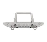 MKIUYVD RC Pièces avec pour Axial pour SCX6 1/6 RC Voiture Camion Mise À Niveau Modification Pièces Accessoires Alliage D’Aluminium Pare-Chocs Avant DIY(Silver)