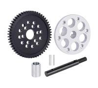 MKIUYVD RC Pièces avec pour SCX10 pour Vanquish VS4-10 1/10 RC Accessoires De Pièces Modification Mise À Niveau Voiture sur Chenilles 56T 32P