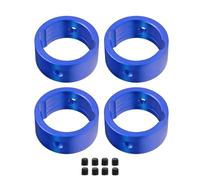 MKIUYVD RC Pièces avec pour TRAXXAS 1/5 pour X-MAXX 1/6 pour XRT RC, 4 Pièces, Tasse D'entraînement en Métal, Renfort Différentiel, Manchon(Blue)