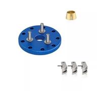 MKIUYVD RC Pièces avec pour TRAXXAS pour Nitro pour Slash pour Rustler RC Pièces De Voiture Accessoires Ensemble Cloche d'embrayage Volant en Métal 4142 4146 3281(Blue)