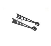 MKIUYVD RC Pièces avec pour Traxxas pour Slash 2WD 1/10 rc Car Upgrade Parts Accessories 1set Roue Arrière en Alliage D'aluminium Tête Haute