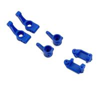 MKIUYVD RC Pièces avec pour Traxxas pour Slash 2WD pour VXL pour Bandit 1/10 Rc Pièces Automobiles Plastiques Direction roulettes Avant pour Porte-fusées Arrière(Blue)
