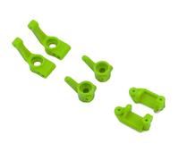 MKIUYVD RC Pièces avec pour Traxxas pour Slash 2WD pour VXL pour Bandit 1/10 Rc Pièces Automobiles Plastiques Direction roulettes Avant pour Porte-fusées Arrière(Green)
