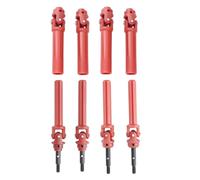 MKIUYVD RC Pièces avec pour Traxxas pour Slash pour Rustler 4X4 pour VXL HQ727 1/10 RC, Pièces De Voiture en Plastique, Arbre D'entraînement Avant Et Arrière, Transmission CVD