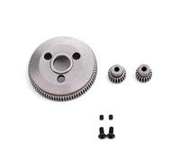 MKIUYVD RC Pièces avec pour Traxxas pour Slash pour Stampede pour Rustler 1/10 rc Car Upgrades Parts Engrenage Droit en Métal 86T avec Pignon 19T 21T