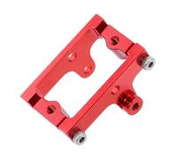 MKIUYVD RC Pièces avec pour Traxxas pour TRX-4M pour Bronco pour Defender pour JJRC C8801 1/18 RC Pièces De Mise À Niveau La Voiture Support Servo en Aluminium(Red)