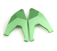 MKIUYVD RC Pièces avec pour Traxxas pour Unlimited pour Desert pour Racer 1/7 RC Pièces De Mise À Niveau Voiture 2pcs Bras Suspension Inférieur Avant en Métal 8532 8533(Green)