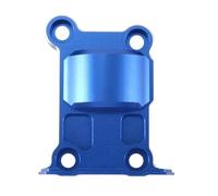 MKIUYVD RC Pièces avec pour TRAXXAS pour X-Maxx 1/5 RC Pièces De Modification Mise À Niveau Voiture Accessoires Couverture D'engrenage Arrière en Métal 7787(Blue)