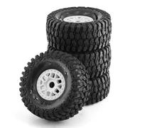 MKIUYVD RC Pneu De Voiture pour ARRMA pour Mojave pour UDR DF7 FS Buggy RC Voiture RS RC 138mm 1/7 Désert Court Parcours Camion Pneu 17mm Roue Hexagonale(White)