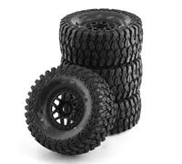 MKIUYVD RC Pneu De Voiture pour ARRMA pour Mojave pour UDR DF7 FS Buggy RC Voiture RS RC 138mm 1/7 Désert Court Parcours Camion Pneu 17mm Roue Hexagonale(Black)