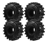 MKIUYVD RC Pneu De Voiture pour Axial pour Wraith SCX10 pour Capra pour Traxxas TRX4 TRX6 D90 1/10 RC Crawler Car 4 PCS 150MM 2.2 Gros Pneus en Caoutchouc Pneus De Roue