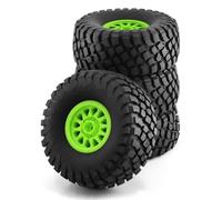 MKIUYVD RC Pneu De Voiture pour TRAXXAS pour UDR pour ARRMA pour Mojave pour Yikong DF7 FS rc Cars 4Pcs 138Mm 1/7 Desert Short Course Truck Tire 17Mm Wheel Hex(Green)