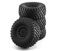 MKIUYVD RC Pneu De Voiture pour TRAXXAS pour UDR pour ARRMA pour Mojave pour Yikong DF7 FS rc Cars 4Pcs 138Mm 1/7 Desert Short Course Truck Tire 17Mm Wheel Hex(Black)