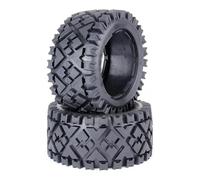MKIUYVD RC Roues De Voiture pour HPI pour Racing pour Baja 5B 5T pour LOSI pour TDBX Échelle 1:5 Pièce De Rechange Voiture Rc Tout Pneus Arrière pour Terrain Peau sans Mousse Intérieure
