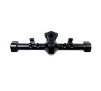 MKIUYVD RC-Set essieu Avant pour Axial pour SCX24 1/24 RC, Pièce De Voiture en Alliage D'aluminium, Boîtier D'essieu Arrière, Mise À Niveau du Rc(Black)