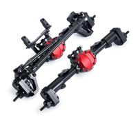 MKIUYVD RC-Set essieu Avant pour Axial SCX10 II 90046 1/10 RC Rock Crawler Car Truck Model Upgrade Parts Acier rc Cars Avant Arrière Essieu Set(1Set)