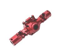 MKIUYVD RC-Set essieu Avant pour HuangBo pour ZP1001 ZP1002 ZP1003 ZP1004, Mise À Niveau du Métal, Processus CNC, Boîtier D'essieu Arrière, Accessoires De Voiture RC 1/10(Red)