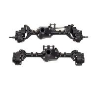 MKIUYVD RC-Set essieu Avant pour Traxxas pour TRX-4 Ensemble De Boîtier D'essieu Portail Avant Et Arrière Intégré en Métal 1/10 RC Assemblage D'accessoires Voiture sur Chenilles