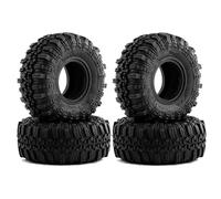 MKIUYVD RC télécommande pneus pour Axial pour SCX24 pour Bronco AX24 pour TRX4M Enduro24 1/18 1/24 Pièces pour Crawler Télécommandé 4 Pneus De Roue en Caoutchouc Souple 57 Mm (1,0")