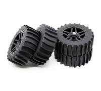 MKIUYVD Roue de RC pour Redcat pour Team pour Kyosho pour HSP pour Carson pour Hobao 17 Mm Moyeu Jante Pneus Pneu 1/8 Tout-Terrain Voiture RC pour Buggy