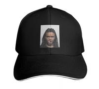 MKJDFTYU « Chef Keef Photo d’identité » Chef Keef n’est Pas à ce Sujet Chef Keef n’est Pas à ce Genre d’Amour T-Shirt Style Sosa Imprimé Graphique Chir Casquette de Baseball