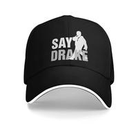 MKJDFTYU Dis Drake Casquette de Baseball Hommes stylés Femme Chapeau de Routier Crème Solaire Randonnée DIY personnalisée Pêche Snapback Casquette Cadeau d’Anniversaire